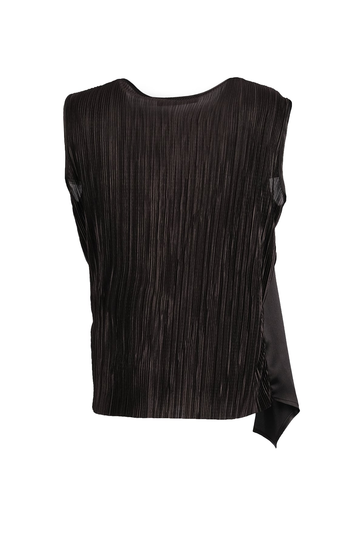 Ysatis Pileli Kolsuz Oversize Crop Bluz - Minimalist Şıklık