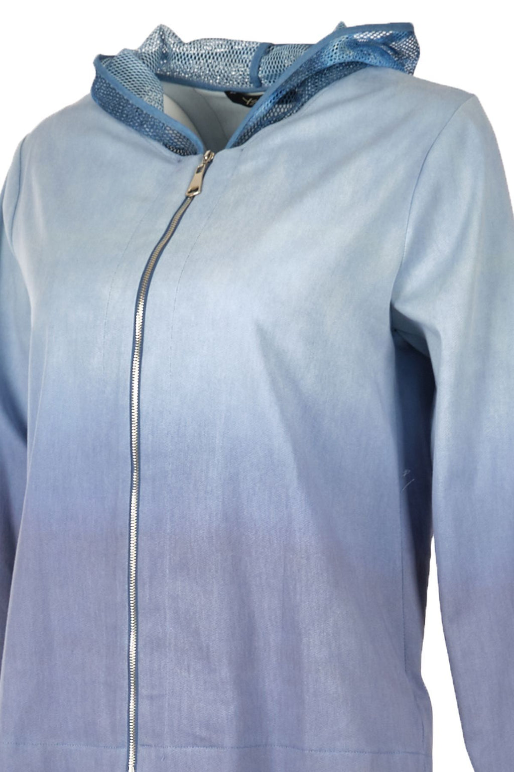 Ysatis Oversize Kapüşonlu Uzun Kol Minimalist Kadın Ceket - Günlük Spor