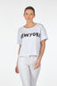 Ysatis Minimalist Crop T-Shirt - Yuvarlak Yaka - Günlük