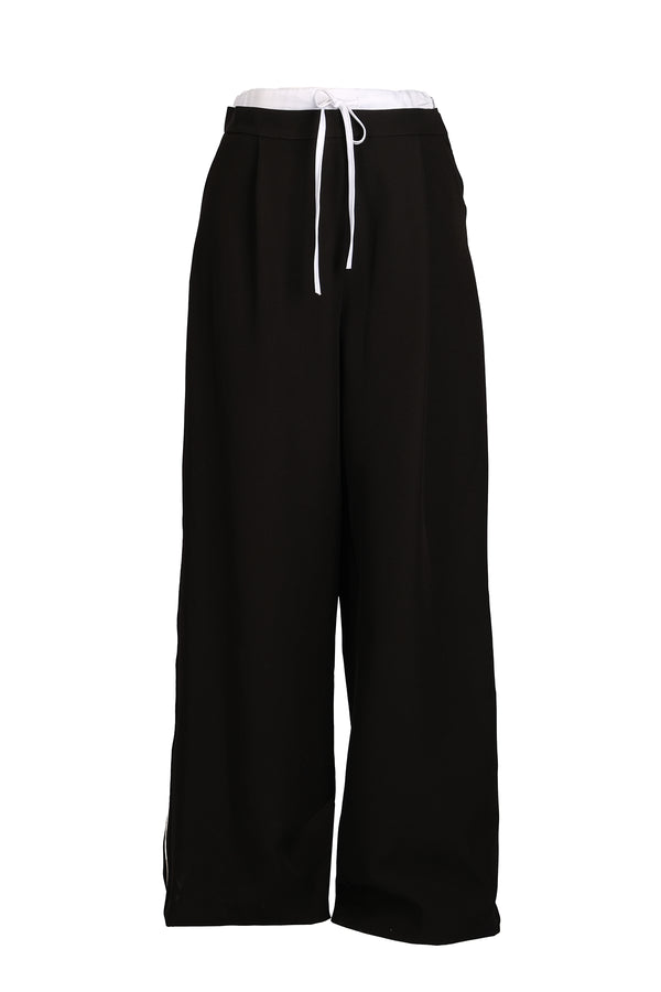 Ysatis Oversized Minimalist Kadın Pantolon - Yüksek Bel - Günlük Kullanım