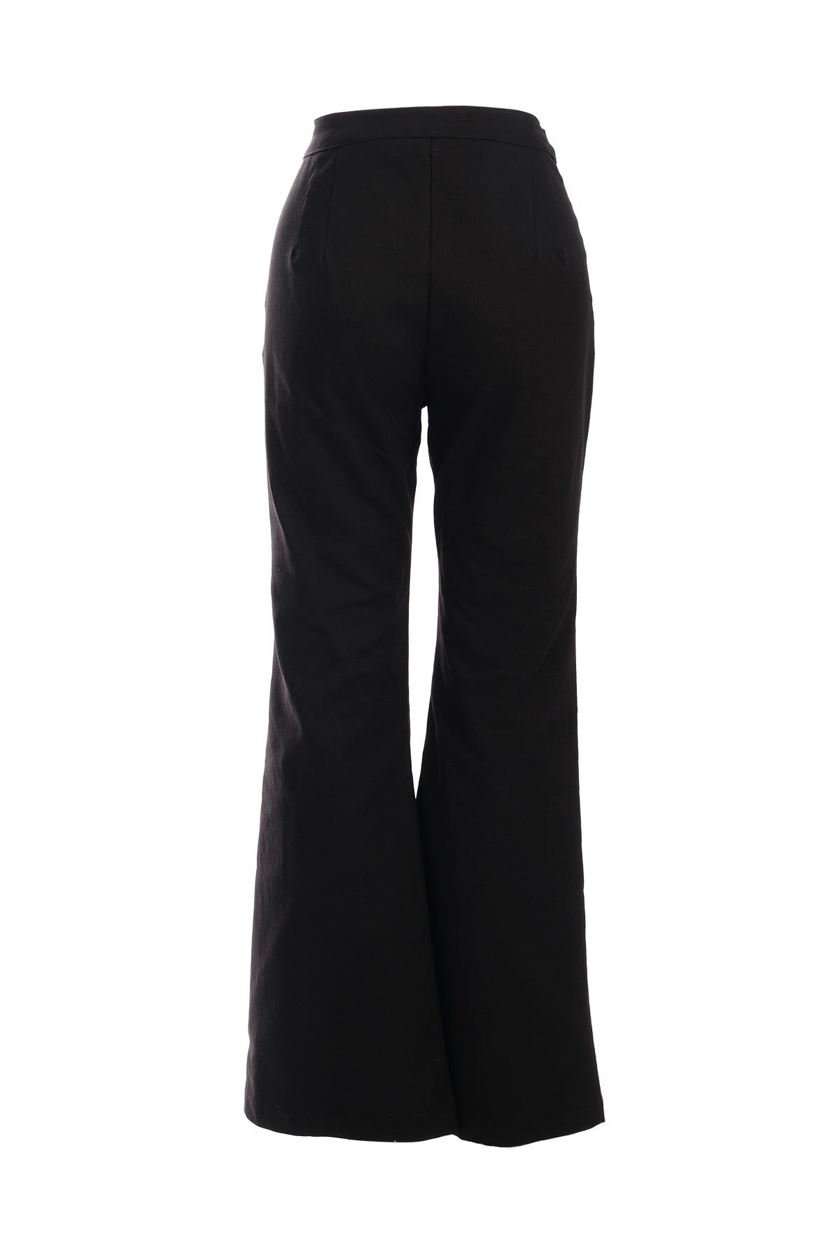 Ysatis Minimalist Yüksek Bel Çizgili Kemerli Kadın Pantolon - Günlük & İş