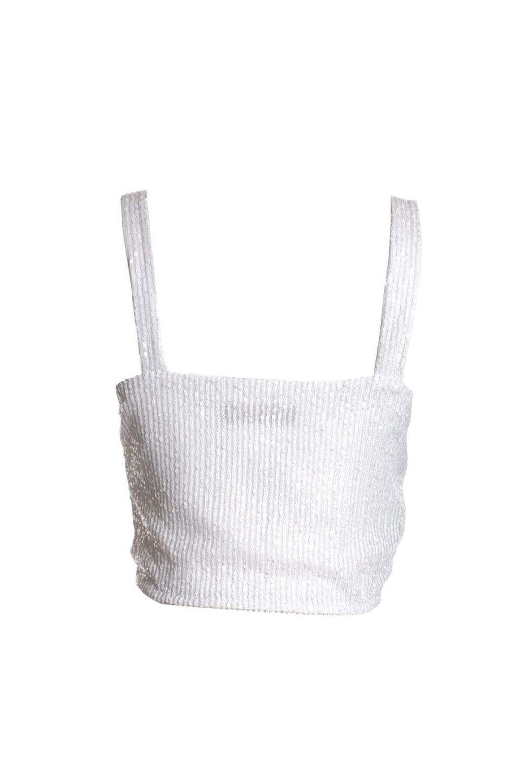Ysatis Sırtı Açık Pullu Crop Bluz - Minimalist Tasarım - Parti