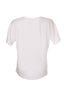 Ysatis V Yaka Oversize Minimalist Kadın Bluz - Kısa Kol - Günlük