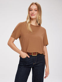 Yuvarlak Yaka Kısa Kol T-Shirt FAİK SÖNMEZ