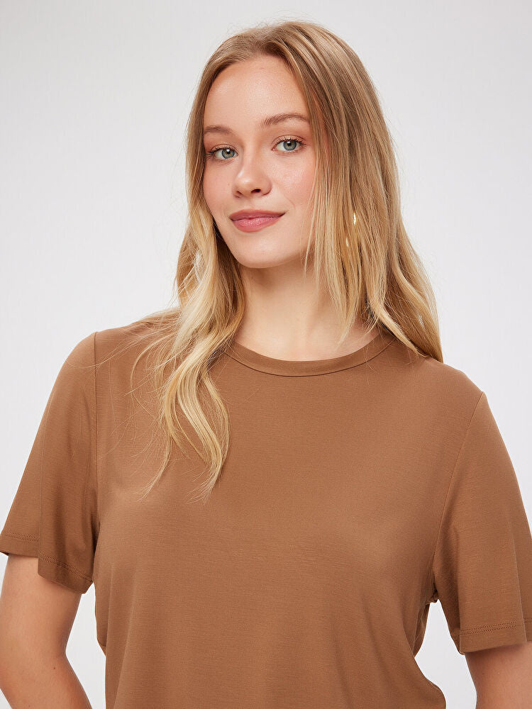 Yuvarlak Yaka Kısa Kol T-Shirt FAİK SÖNMEZ